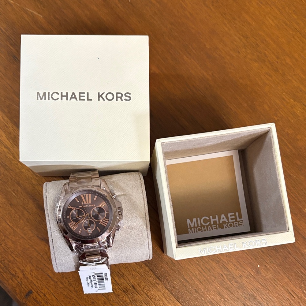 Michael Kors Rose Gold Men's Watch - Picture 1 of 4